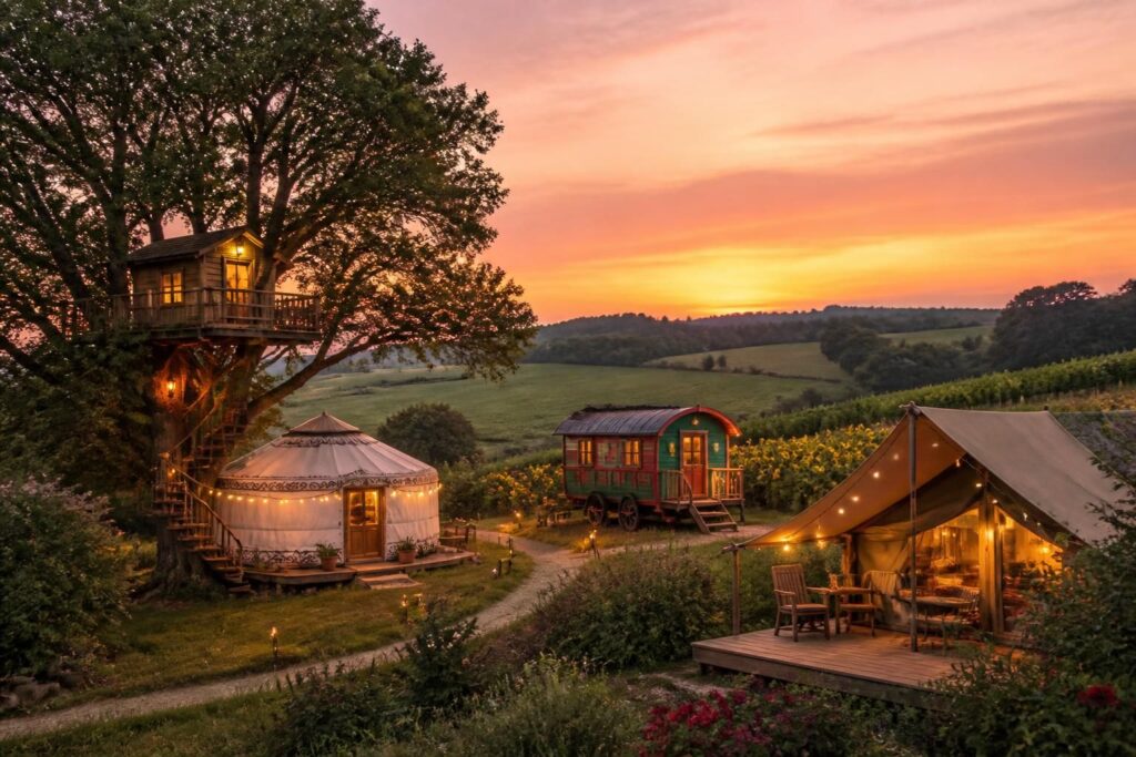 découvrez des hébergements insolites dans le gers pour vivre une nuit inoubliable alliant originalité, confort et dépaysement au cœur de la nature.
